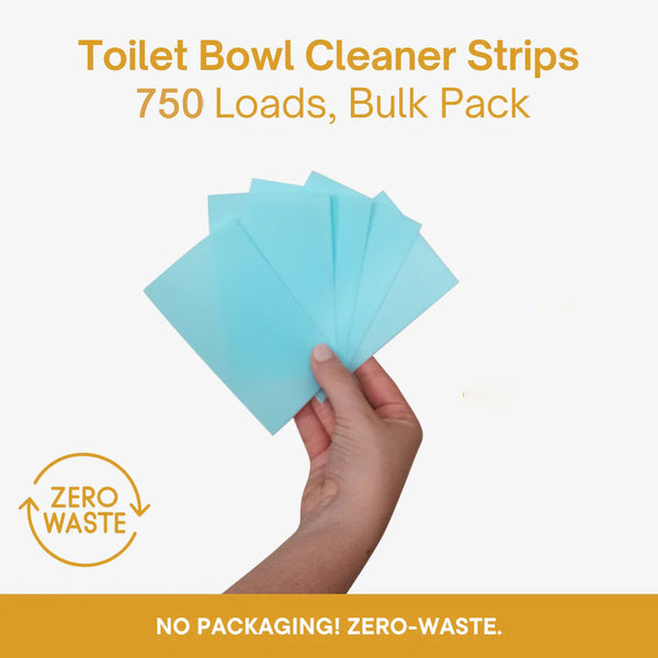 Eco Living Club Toilet Bowl Cleaner Strips - Bulk Pack (750+ Cleans)