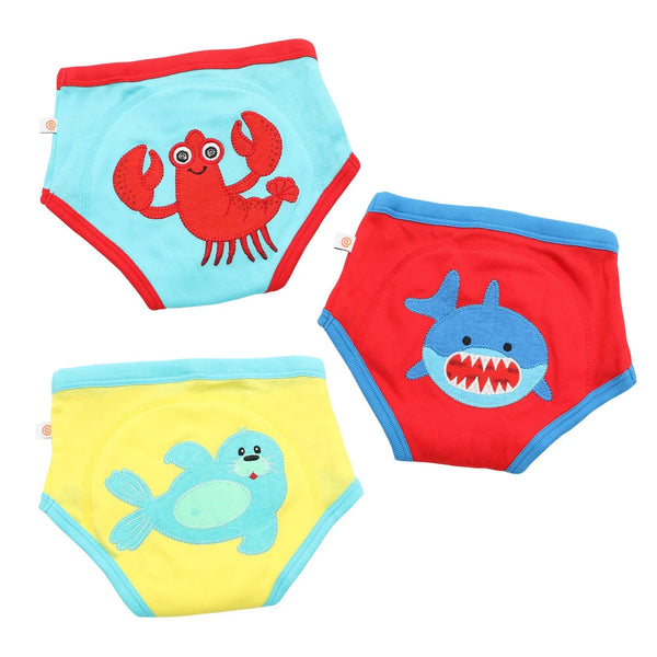 Zoocchini Organic Cotton Training Pants - Set of 3