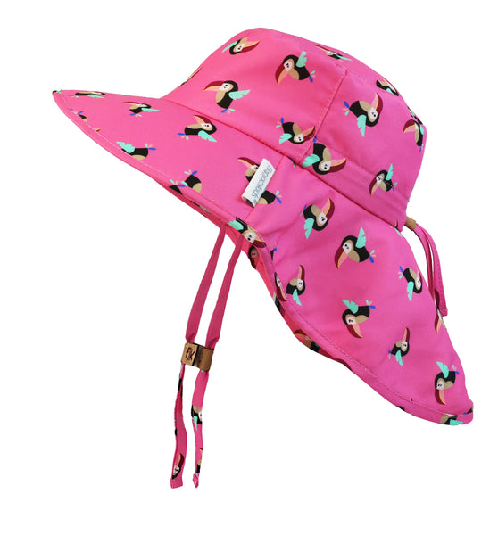 Flapjack Kids Sun Hat with Neck Cape