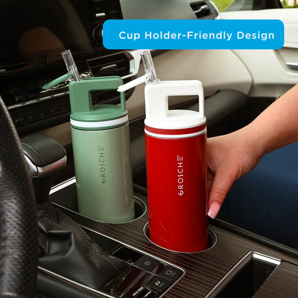 Grosche Alpine 20oz Insulated Flip 'N Sip Water Bottle 🇨🇦