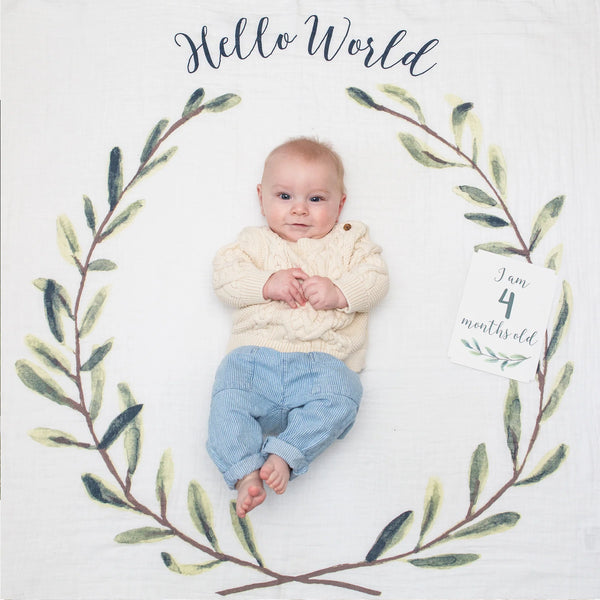 Lulujo Milestone Blankets