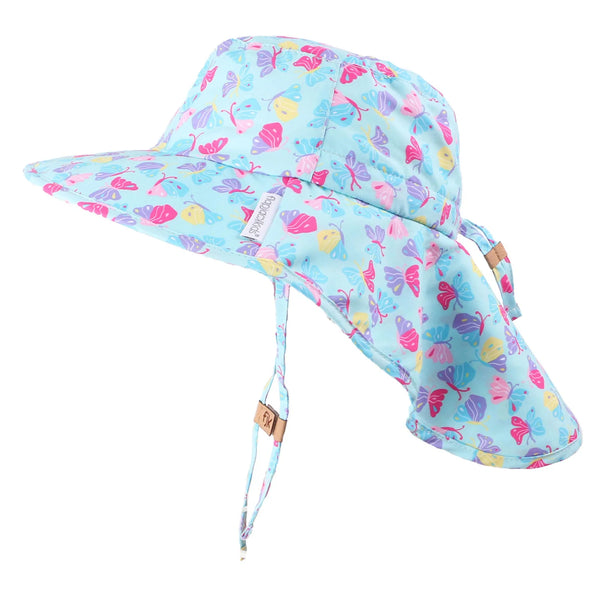 Flapjack Kids Sun Hat with Neck Cape