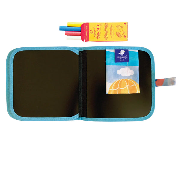 Jaq Jaq Bird Doodle It and Go Erasable Book + Dustless Chalk