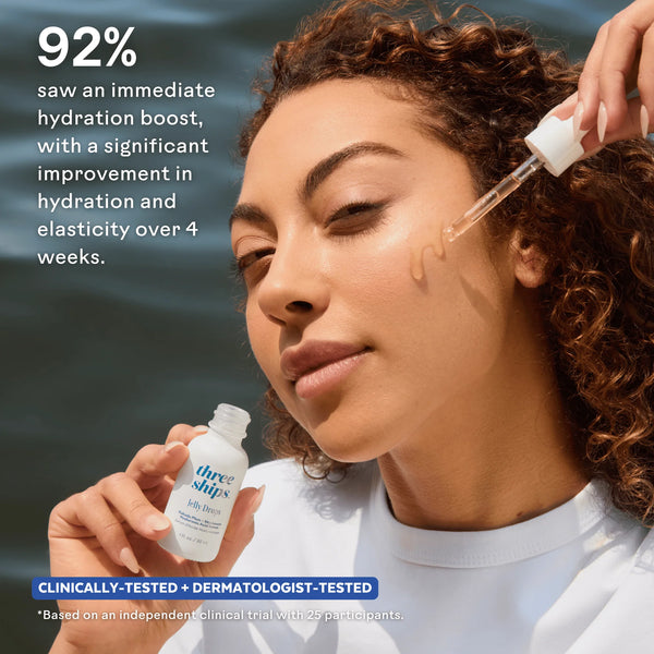 Three Ships Jelly Drops Kakadu Plum + Mushroom Hyaluronic Acid Serum - HYDRATING 🇨🇦