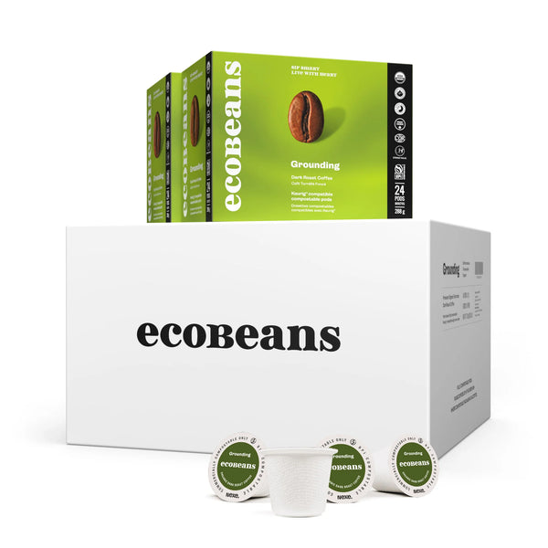ecoBeans Organic Compostible Keurig Coffee Pods - 144 Pods 🇨🇦