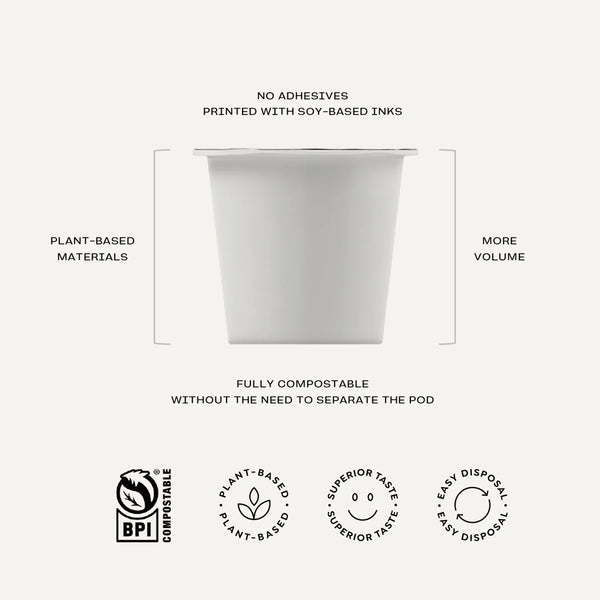 ecoBeans Organic Compostible Keurig Coffee Pods - 24 Pods 🇨🇦