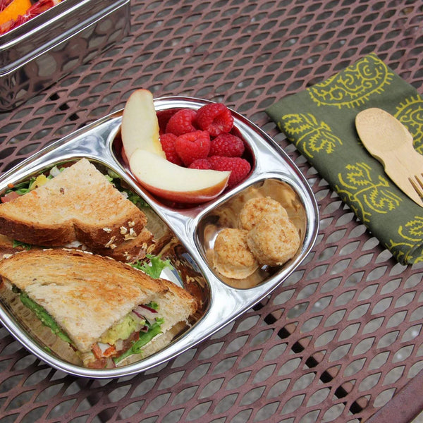 Dalcini Stainless Steel Camping Meal Trays - Singles
