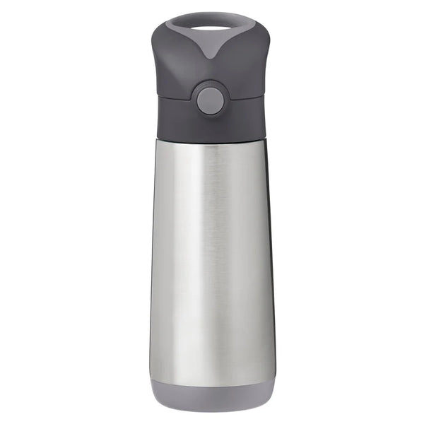b.box Insulated Straw Cap Stainless Steel Water Bottle - 500ml