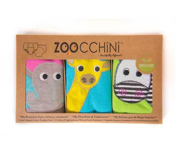 Zoocchini Organic Cotton Training Pants - Set of 3