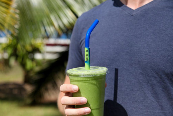 Greenpaxx Reusable Silicone Straws (4-Pack)