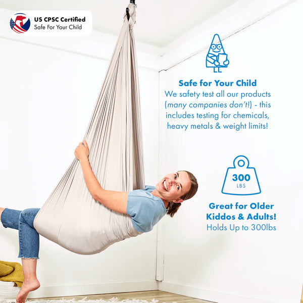 Harkla Compression Sensory Swing with Swivel