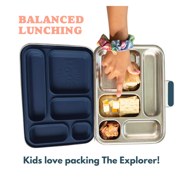 The Good Kiind - The Explorer 2.0 Leak-Resistant Stainless Steel and Silicone Bento Box