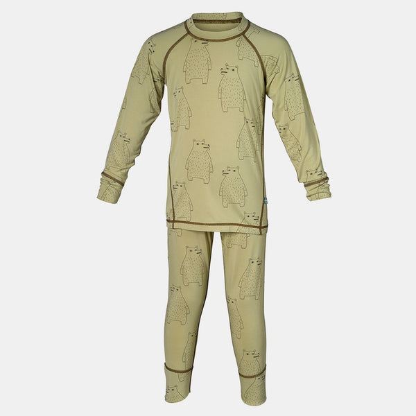 Isbjorn Polar Bear Bamboo Base Layer Set - 2 to 8 Years