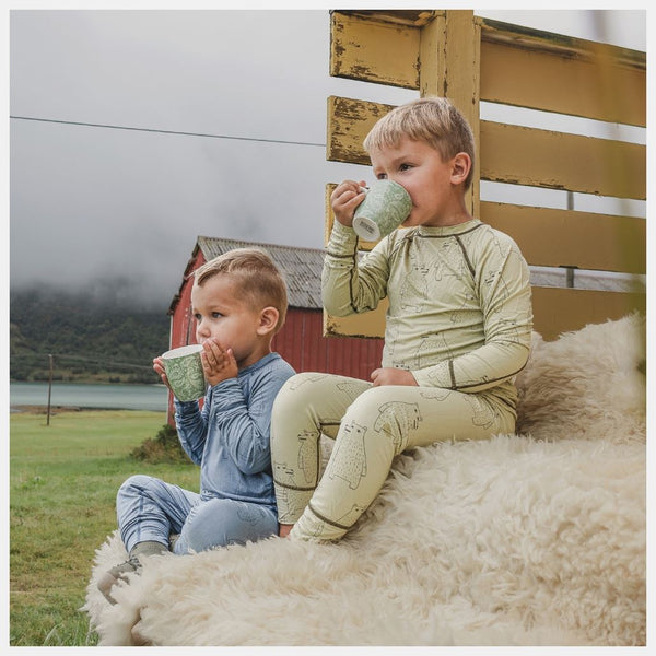 Isbjorn Polar Bear Bamboo Base Layer Set - 2 to 8 Years