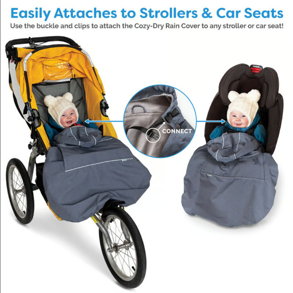 Jan & Jul Cozy-Dry Waterproof Baby Carrier Cover
