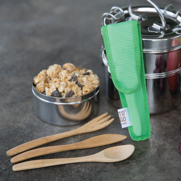 To Go Ware Bamboo Cutlery Sets - Kids & Adults