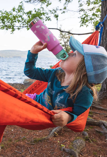 Klean Kanteen Kids 12oz Insulated Water Bottle with Sports Cap