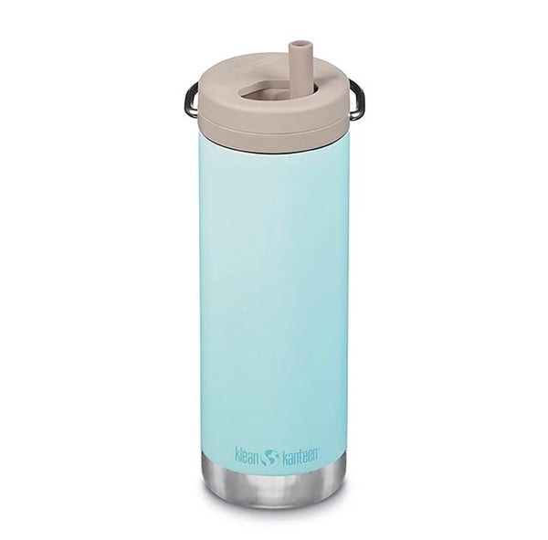 Klean Kanteen Insulated 16oz Water Bottle with Twist Straw Cap
