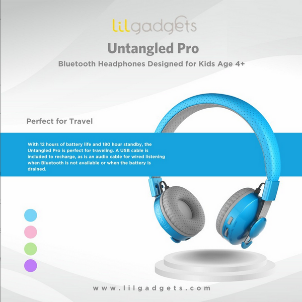 LilGadgets Untangled Pro Wireless Headphones