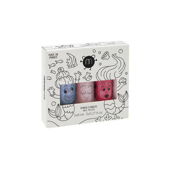 Nailmatic Kids Water Based Nail Polish - Set of 3