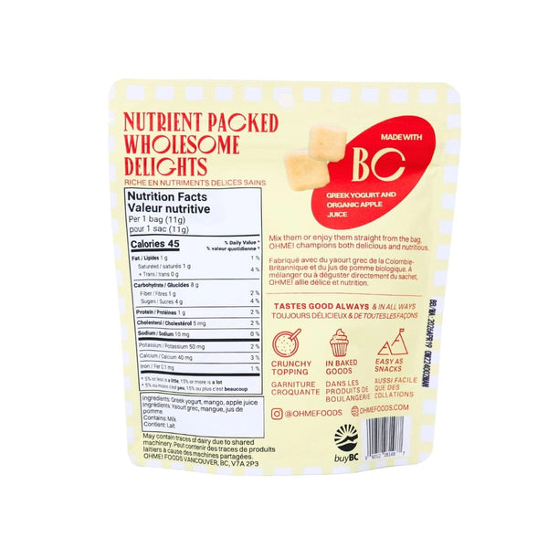 OHME Freeze Dried Fruit Snacks - Carton of 8 🇨🇦