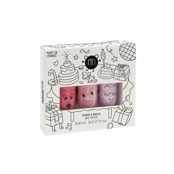 Nailmatic Kids Water Based Nail Polish - Set of 3