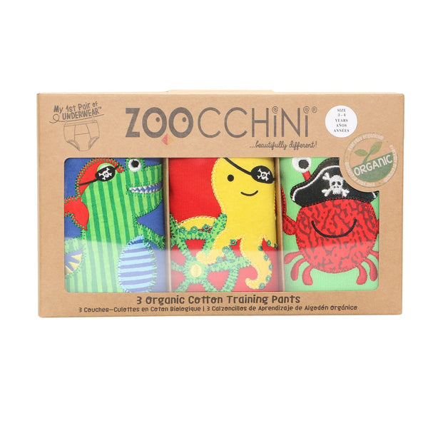 Zoocchini Organic Cotton Training Pants - Set of 3