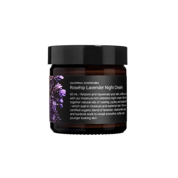 Saltspring Soapworks Rosehip Lavender Night Cream  🇨🇦
