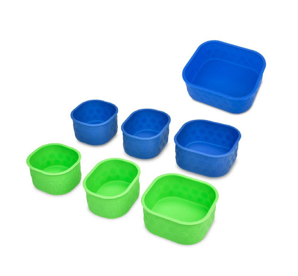 LunchBots Silicone Bento Cups - 7 Piece Set