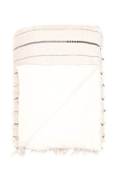 Tofino Towel Co. - The Knox Fleece Lined Throw (Natural)