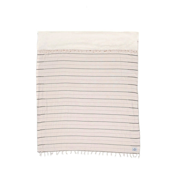 Tofino Towel Co. - The Knox Fleece Lined Throw (Natural)