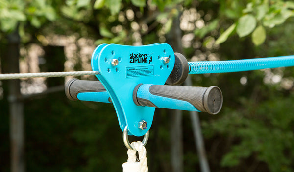 Slackers 70' Hawk Backyard Zipline Kit with Spring Brake