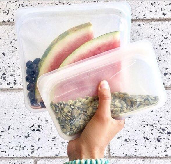 Stasher Reusable Snack Bag - Clear