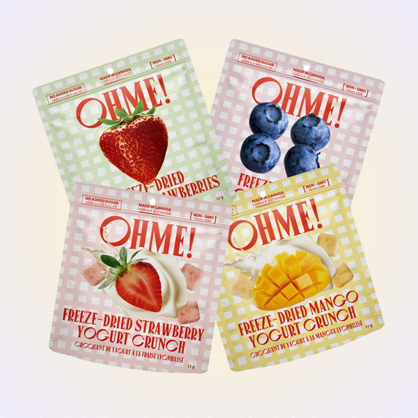 OHME Freeze Dried Fruit Snacks - Carton of 8 🇨🇦