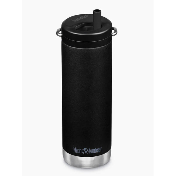 Klean Kanteen Insulated 16oz Water Bottle with Twist Straw Cap