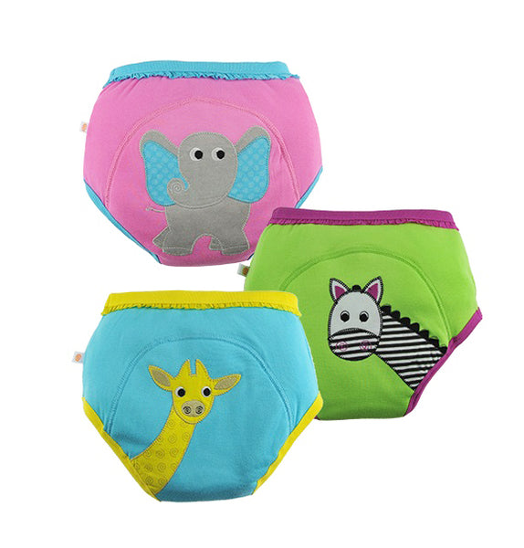 Zoocchini Organic Cotton Training Pants - Set of 3