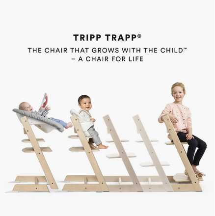 Stokke Tripp Trapp® Highchair, Cushion & Tray Bundle