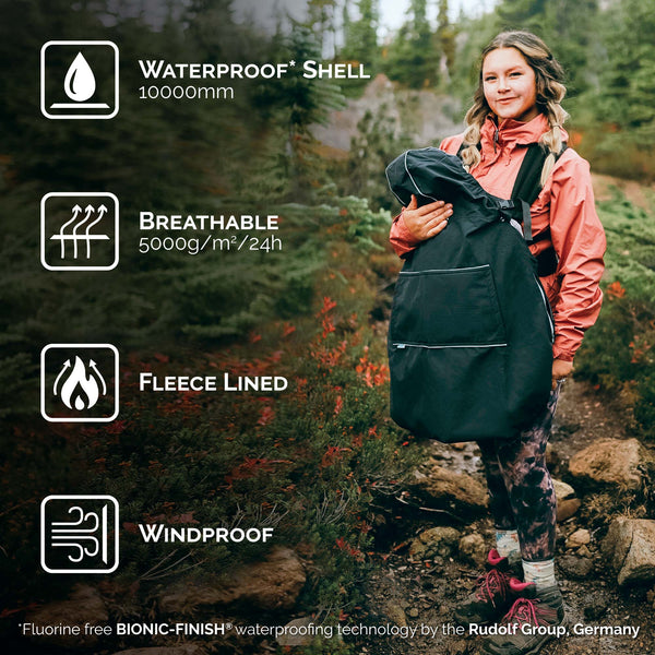 Jan & Jul Cozy-Dry Waterproof Baby Carrier Cover