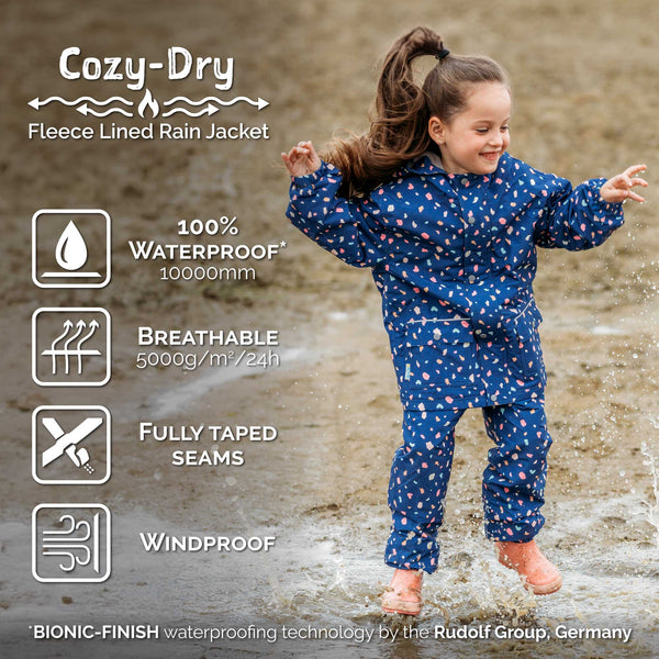 Jan & Jul Cozy-Dry Fleece Lined Rain Jacket (2 to 8 years) 🇨🇦
