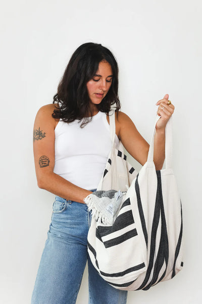 Tofino Towel - The Rey Oversized Stonewashed Tote Bag  🇨🇦
