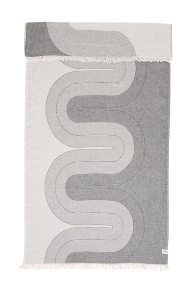 Tofino Towel Co. - The Wave Beach Towel - Granite