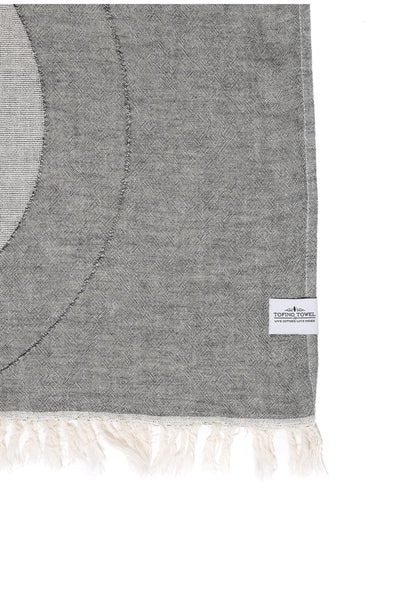Tofino Towel Co. - The Wave Beach Towel - Granite