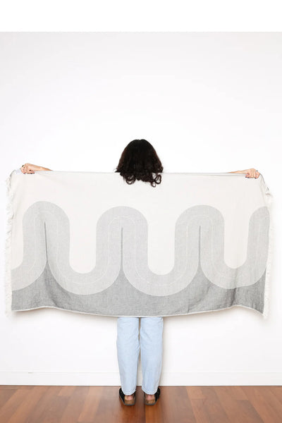 Tofino Towel Co. - The Wave Beach Towel - Granite