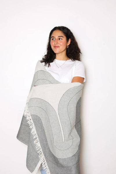 Tofino Towel Co. - The Wave Beach Towel - Granite