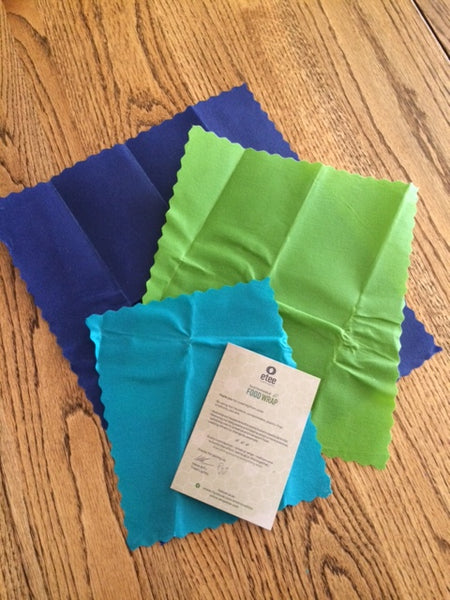 Etee Reusable Beeswax Food Wraps - 3 Pack