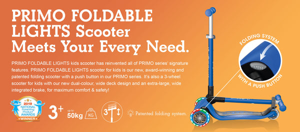 Globber Primo Plus with Lights Scooter