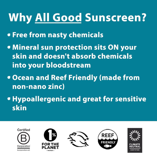 All Good Mineral Sunscreen Butter Stick