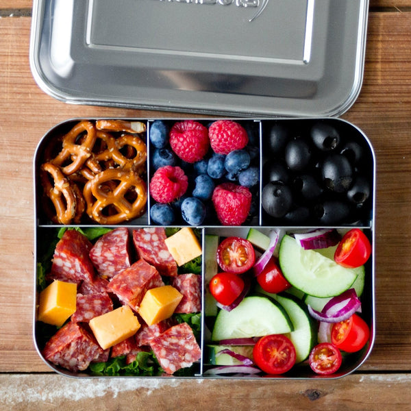 LunchBots Large Cinco Bento Box