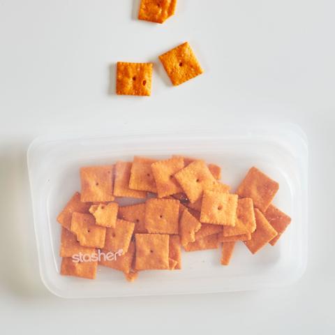Stasher Reusable Snack Bag - Clear
