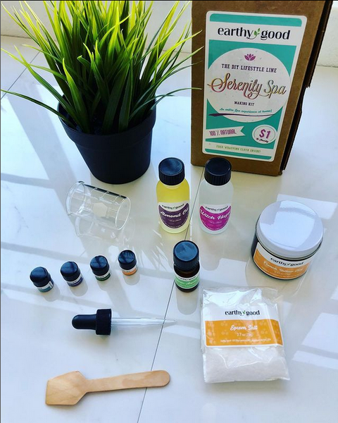 Earthy Good Teen DIY Body Care Kits - Serenity Spa